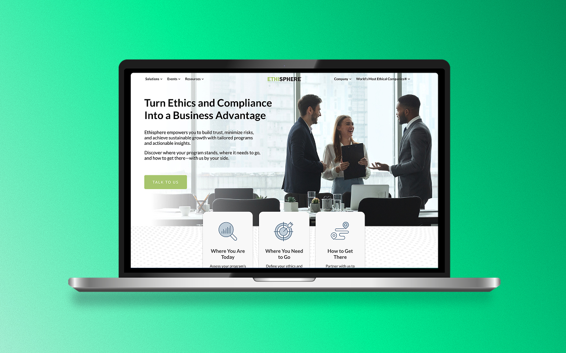 Before and after landing page example showing how JMarketing increased leads by 67 percent