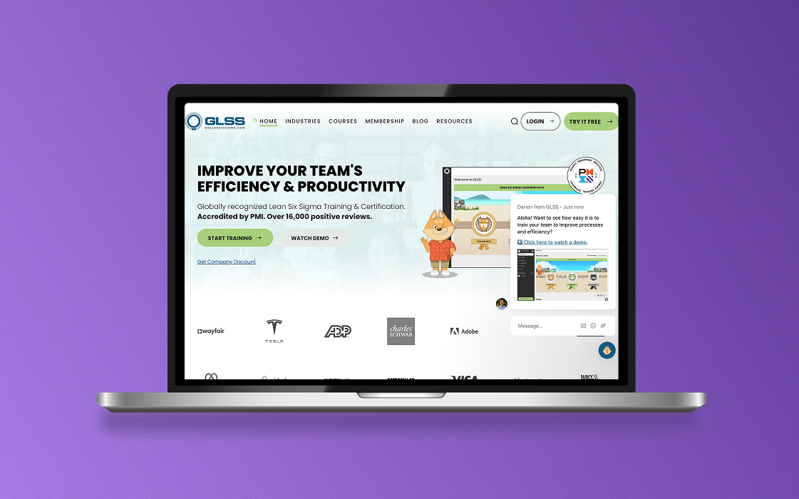 Before and after landing page example showing how JMarketing generated a 400 percent return on investment