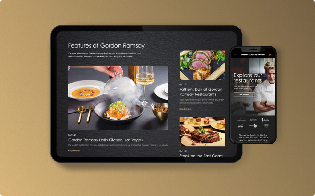 Gordon Ramsay Restaurants — project preview