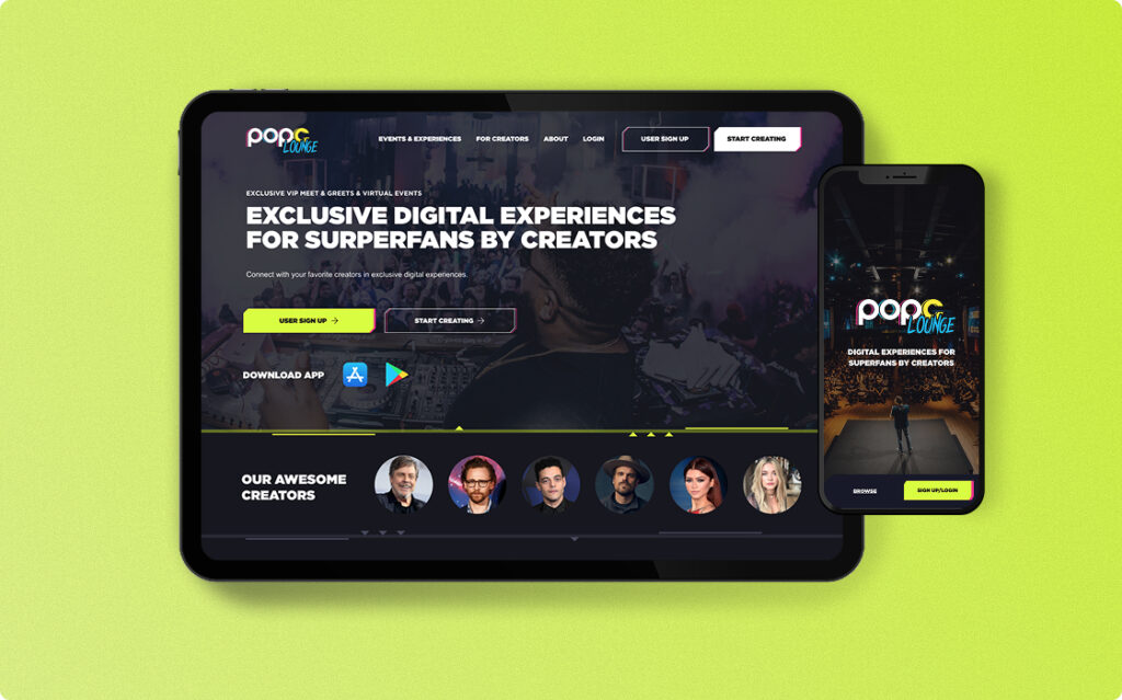 POPC Lounge — project preview